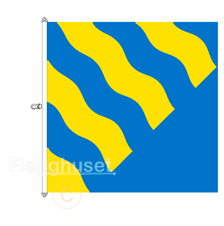 Norrbotten flagga 200x200 cm