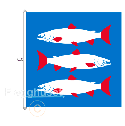 ngermanland flagga 200x200 cm