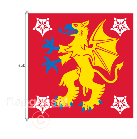 stergtland flagga 200x200 cm