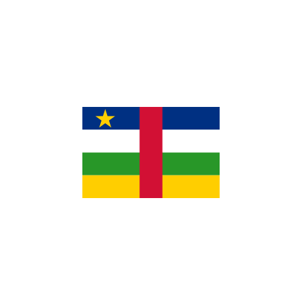 Centralafrikanska R. Flagga