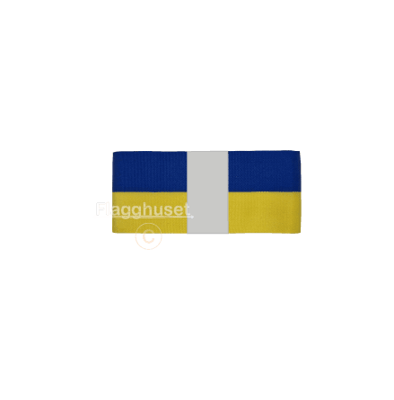 Sverigeband bl/gul 40mm