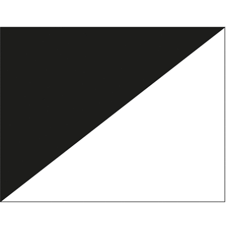 Racing svart/vit 70x90 cm
