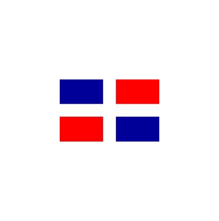 Dominikanska R. UV Flagga