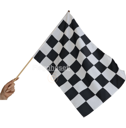Racing. Viftflagga. Tygflagga.