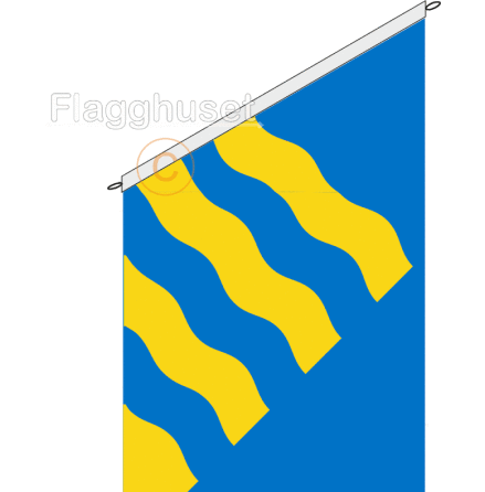 Norrbotten fasadflagga 75 cm