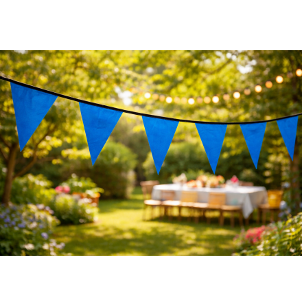 Vimpelspel bl� | 4 m