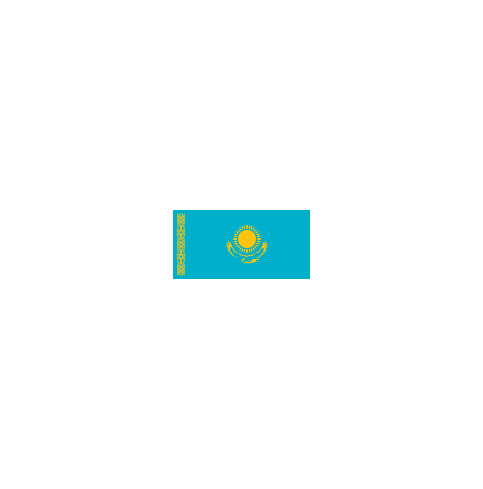 Kazakstan Flagga